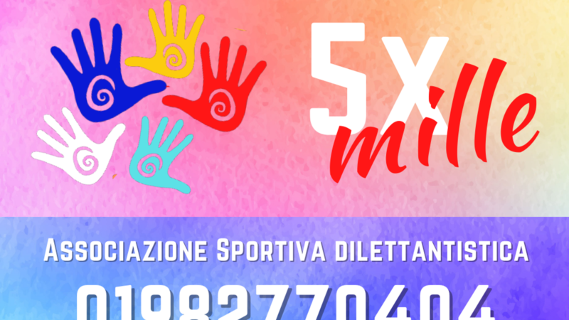 5 X MILLE – A TE NON COSTA NULLA PER NOI È FONDAMENTALE