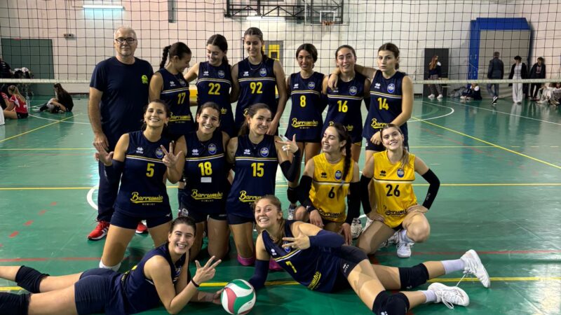 VOLLEY 1^ DIVISIONE: ESORDIO VINCENTE PER LA CAF ACLI STELLA