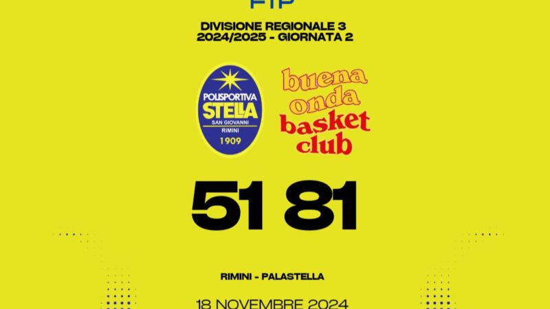 DR3 – CESENATICO VINCE ALLA STELLA