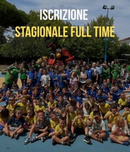 ISCRIZIONE STAGIONALE FULL TIME