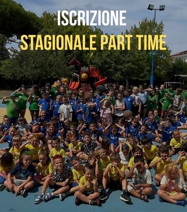 ISCRIZIONE STAGIONALE PART TIME